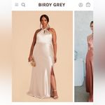 Birdy Grey 5’4 HEMMED  Monica Dress- Shiny Satin Champagne Photo 1