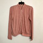 Urban Outfitters  Eyeshadow Pleated Blush Lightweight Jacket Size XL Photo 2