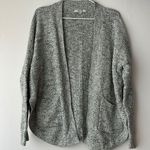 Madewell Linen&Cotton Blend Open Rounded Bottom Cardigan Size S Gray Photo 0