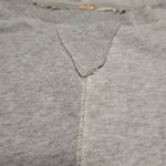 Free People  Rework It Reverse It Oversized Sweatshirt Distressed Grey size XS Photo 6
