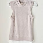 Brochu Walker Wool Cashmere Sleeveless Crewneck Knit Sweater Blush Women's XS Photo 0