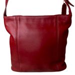 Coach Vintage Erikson Soho Red Glove Tanned Bucket Shoulder Bag USA COA 4169 Photo 14