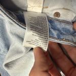 American Eagle Mom Jeans Women's 10 Light Blue Strigid Hi Rise Tapered Leg Photo 5