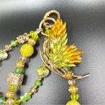 Handmade 💚💛Luxury Bag Charm / Phone Chain /Keychain Colorful Rhinestone Crystal Butterfly Photo 8