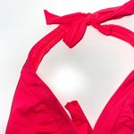 Athleta Hot Pink Unlined Triangle Tie Back Bikini Top Photo 1