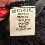 Hendi Black Lace Top Halter Open Back Whimsigoth Goth Fairy Tie Back One Size Size M Photo 12