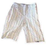 Seersucker vintage y2k Bermuda shorts Size 8 Photo 0