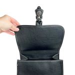 Gap Vintage Black Faux Pebbled Leather Mini Backpack Bookbag Purse Photo 10