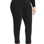 Old Navy  Women’s High-Waisted OG Straight Black Jeans Plus Size 28 Mom Denim Photo 0