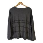 J.Jill Ruffle Long Sleeve Knit Pullover Womens 2X Taupe Grandmacore Classiccore Brown Photo 4