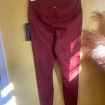 Alo Yoga Yogalicious Lux Yoga Burgundy Leggings Photo 3