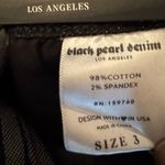 Black Pearl Denim Los Angeles Women’s Black Denim Bermuda Cotton Shorts Size 3 Photo 12