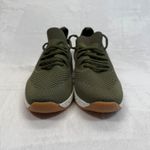 J/Slides Urban Sport Olive Green Knit Sneakers Lace Up Casual‎ Shoes 7W Size 7 Photo 2