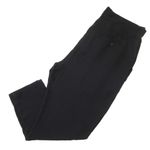 Eileen Fisher NWT Taper Ankle in Black Silk Georgette Pleated Carrot Pants PM Photo 4