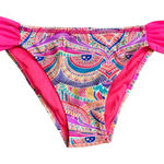 REEF  Pink Multicolor Print Bikini Swim Bottom, M Photo 0