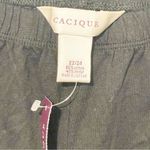 Cacique  Plus Size 22/24 Black Pull On Lounge Casual Shorts NEW Photo 2