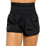 Free People  movement the way home short in black size large high waist Photo 0