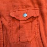 Torrid Plus Size 4 Utility Jacket Rust Red Military Cargo Style Photo 3