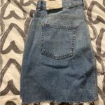 Topshop  Blue Denim Skirt Photo 1