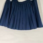 Ideology ID PLEATED WOMEN ACTIVE SOLID SKORT SZ LG NAVY BLUE NEW NWOT A-39 Photo 2