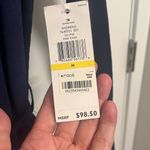 Tommy Hilfiger  Button Cotton Shirt Dress Knee Length Navy Belted NWT size Medium Photo 4