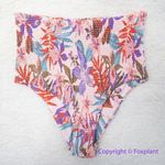 NEW Free People Citrine Dakota swim aloha blooms floral bikini bottom, size XS Purple Photo 6