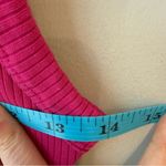 Alo Yoga  Hot Pink Ribbed Wellness Sports Bra Photo 5