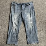 Vervet Distressed Wide Straight Leg Ankle Jean Size 22 Photo 3