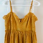 Lulus Yellow Tiered Floral Maxi Dress Photo 3