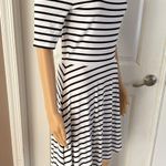White House | Black Market EUC Off The Shoulder Stripe Dress Photo 9