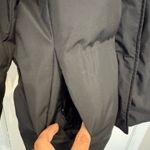 ZARA WOMEN BLACK Detached HOODED PUFFER JACKET COAT WITH POCKETS SIZE XS Photo 2