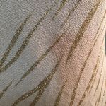 New! Tiger Pattern Open back maxi w/side slit Tan Size L Photo 3