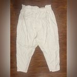 Free People Margate Pleated Trousers Paperbag Waist Pants Slouchy Boho Large Photo 1