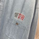 Disney Vintage Walt  World Women’s XL Denim Button Down Long Sleeve Photo 1