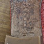 LLoyd; Germany Orange Snakeskin Italian Made Penny Loafers 37 Tan Size 6 Photo 2