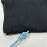 Athleta  Athletic Leggings with‎ Side Pockets & Perforated Floral Design Black Sm Photo 4