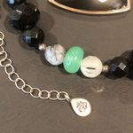 BARSE Green Jade Black Onyx Rutilated Quartz Semi Precious Gemstone Necklace Photo 5
