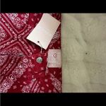 Revice Denim NWT  red bandana jeans 24 Photo 4