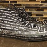 Vans Authentic  WE ARE BEAUTIFUL Woman’s Shoe size 7 tapered‎ high tops sk8 Photo 1