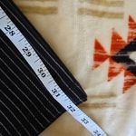 Betabrand  Black Striped Straight Leg Black Classic Dress Yoga Pants Size Medium Photo 10