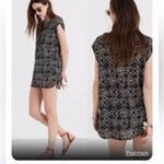 Madewell EUC Women’s Lace Up Cover Up Tunic Dress Black G2555 Boho - size S Photo 1