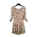 Hayden Los Angeles Floral Off Shoulder Mini Dress Blush Tiered Women Size Small Photo 9