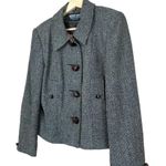 Cynthia Sobel Vintage Hebert Grossman Collared Nubby Textured Brown Short Jacket Size 8 Photo 1