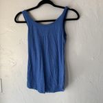 Aeropostale Tank Top Y2K Small Blue Henley Button Pocket Casual Summer Layer Photo 6