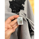 Diane Von Furstenberg  Doreen Wool Blend Floral Applique Sweater Size Small Photo 2