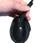 Patricia Nash black leather Amatrice Florence Tooled Mini Barrel Crossbody Bag Photo 4