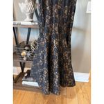 Norma Kamali  Corset Lace Mermaid Gown Long Black Peony Nude Womens Size S 36 Photo 7