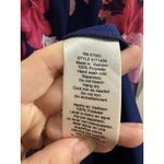 Slny Tiered Ruffle Sleeveless Dress Floral & Navy 14 XL Photo 5