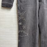 Free People  x Driftwood jumpsuit denim one piece onesie embroidered Medium Photo 3