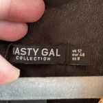 Nasty Gal  Deep V Floral Mini Dress NWT Photo 5